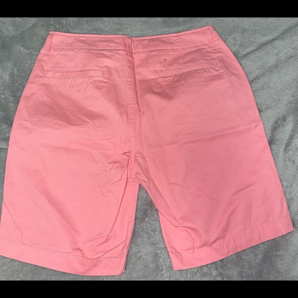 Aeropostale Chino Shorts Men's Size 29 Mid Rise Stretch Flat Front -Pink - GREAT - Picture 3 of 5